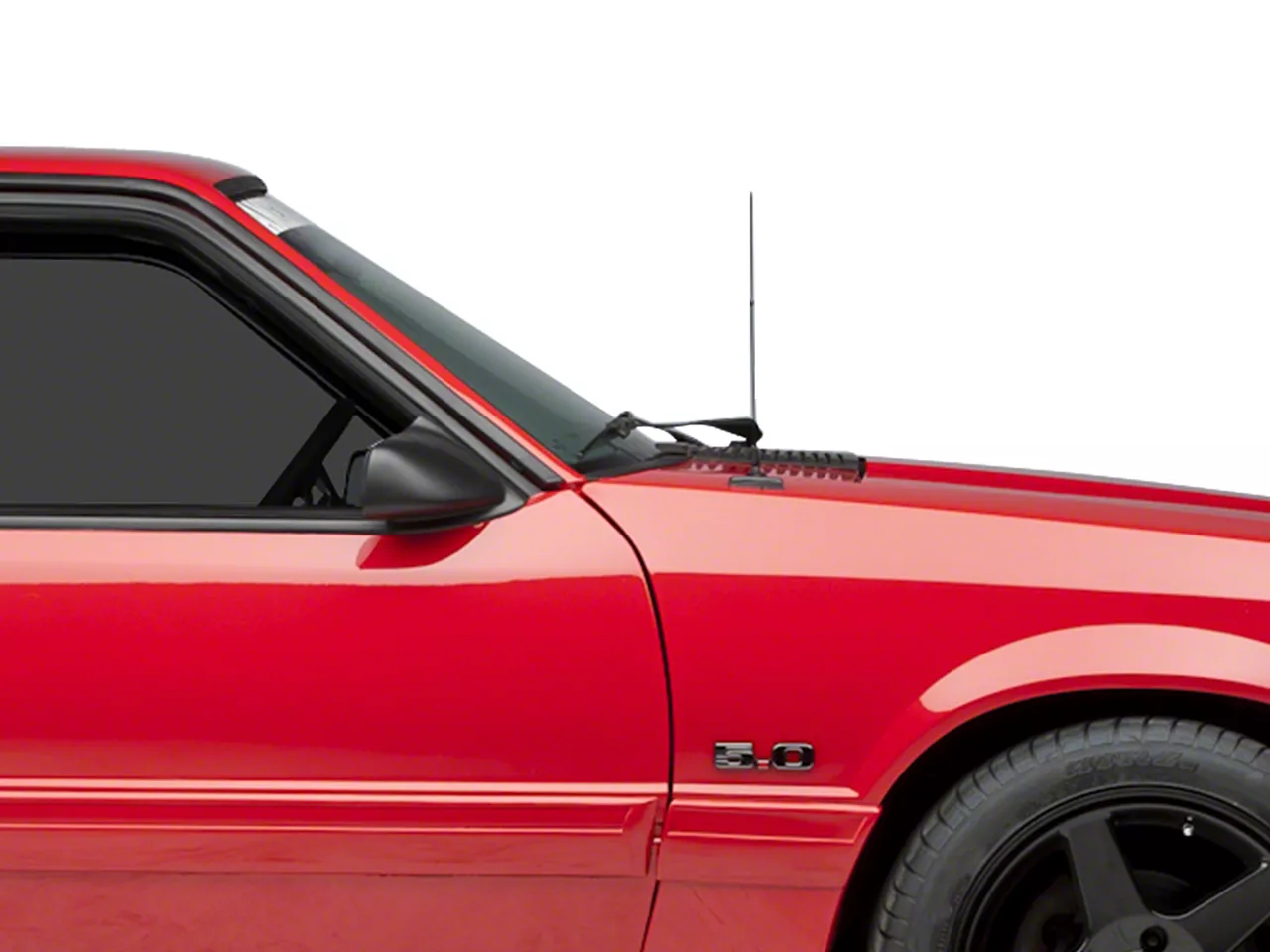 Speedform Mustang Fixed Black Antenna Inch G Mustang