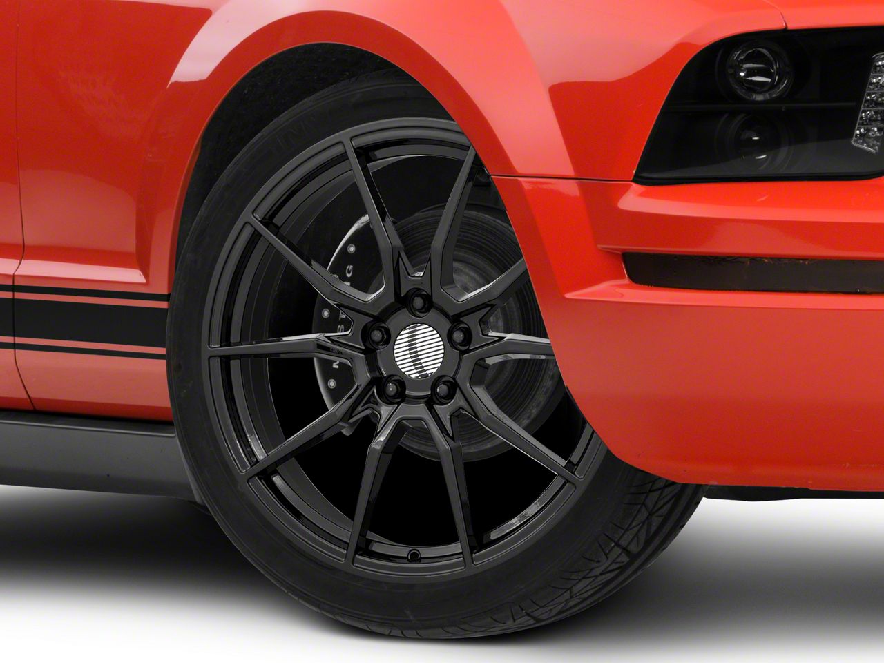 Mustang Pr Gloss Black Wheel X Mustang Free Shipping