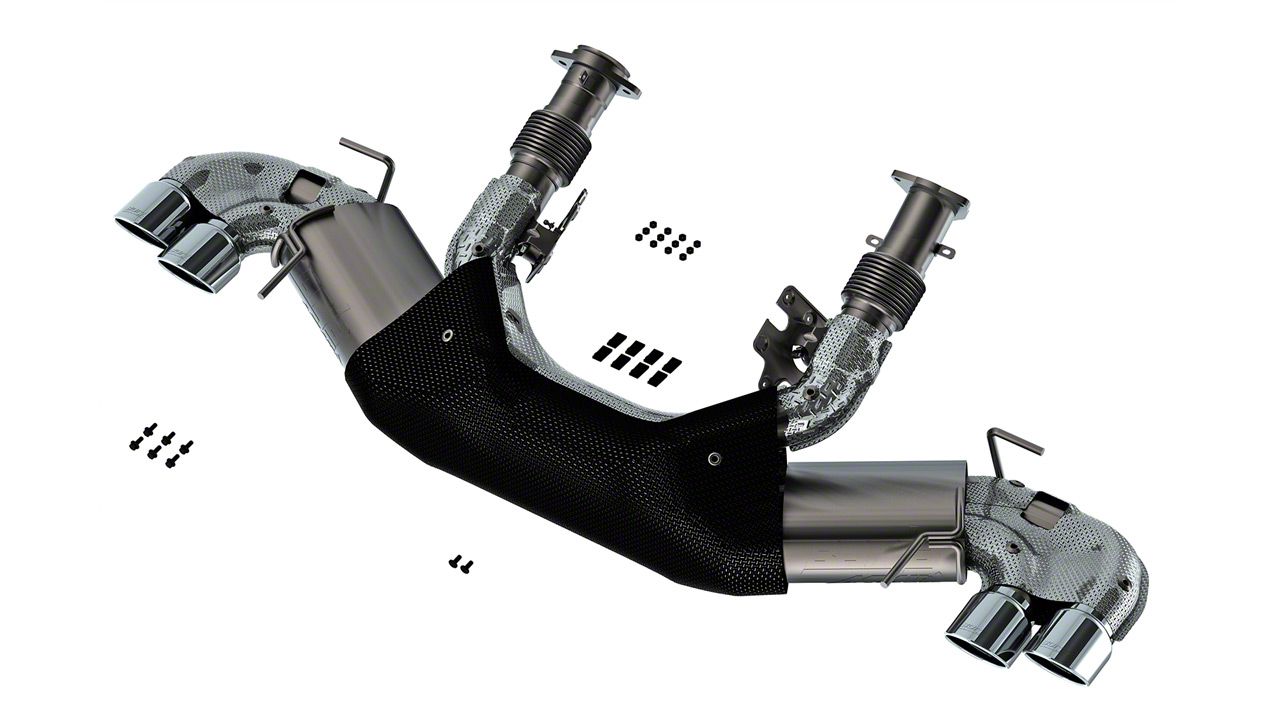 Borla Corvette ATAK Cat Back Exhaust With Chrome Tips And AFM Valves