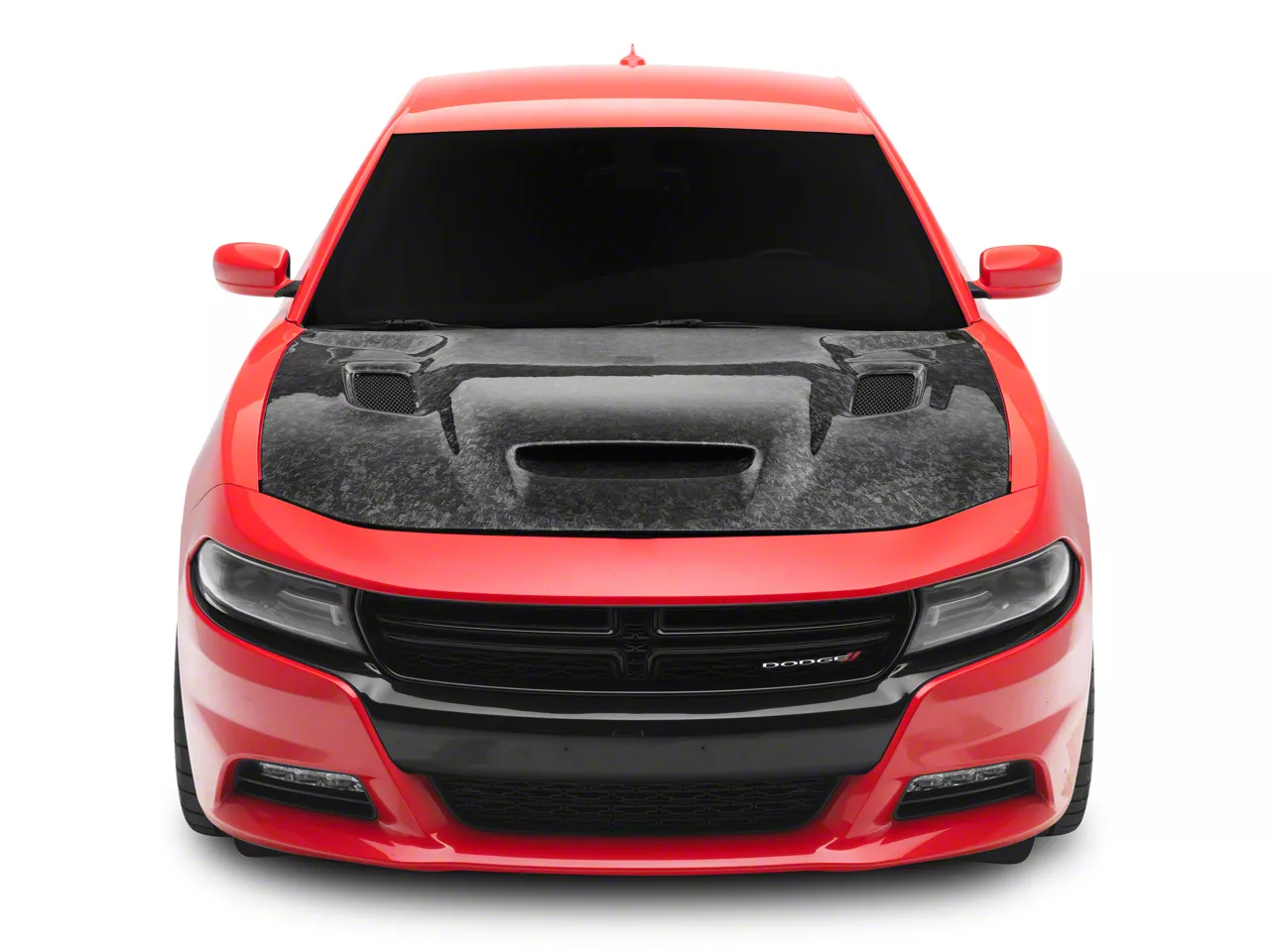 Charger Redeye Style Hood Gloss Forged Carbon Fiber Charger