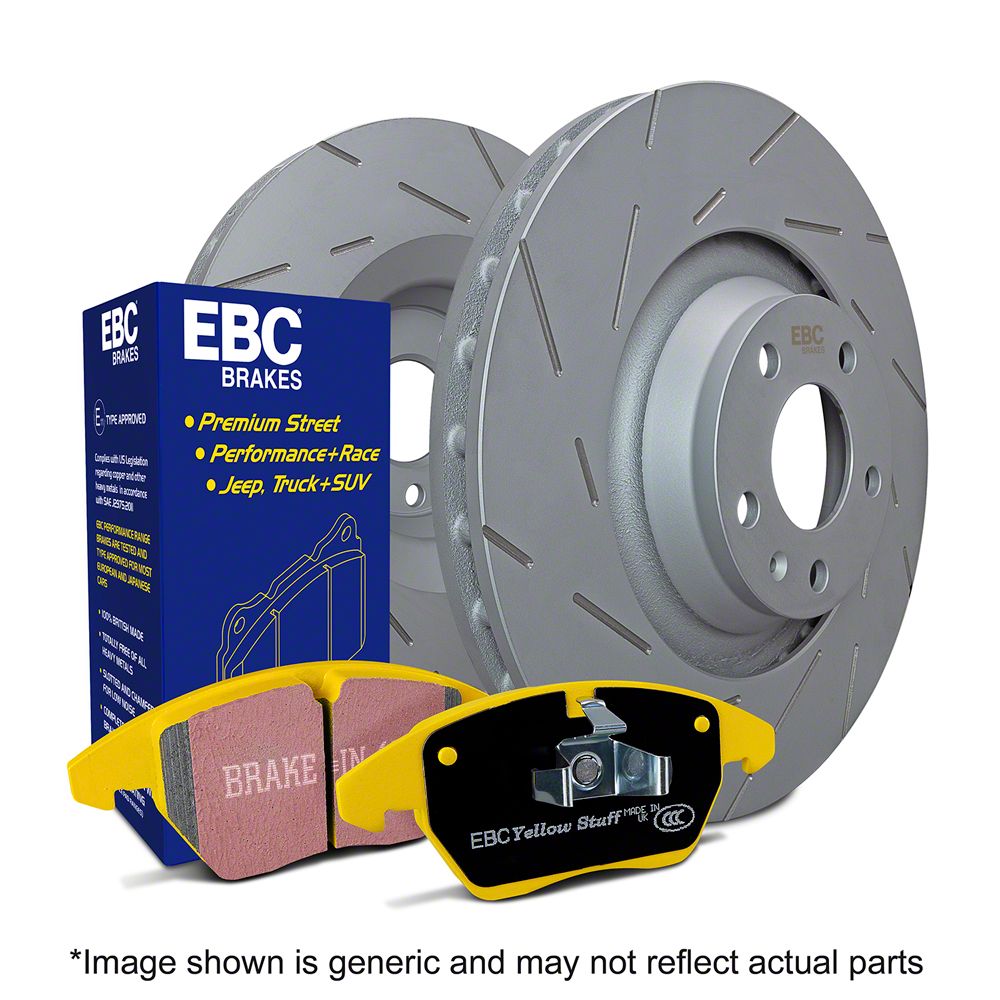 EBC Brakes Camaro Stage 9 Yellowstuff Brake Rotor And Pad Kit Front