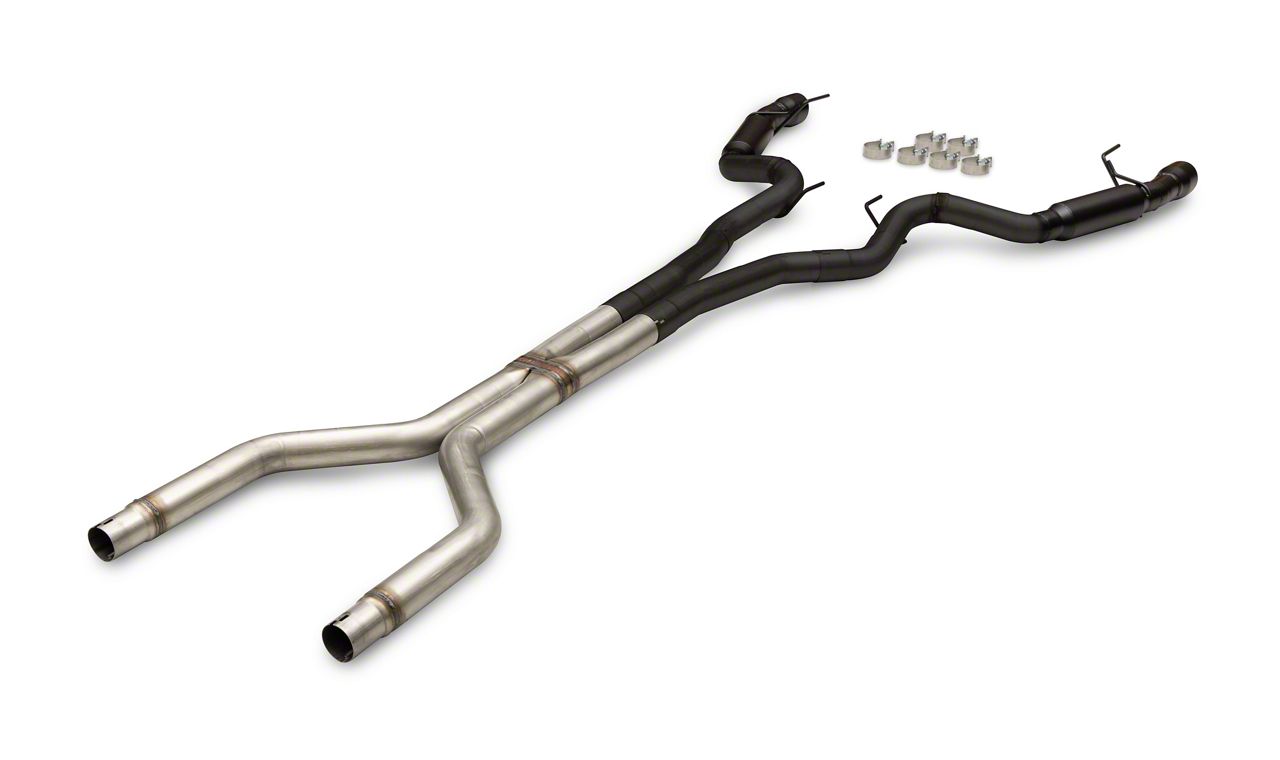 Flowmaster Mustang Outlaw Cat Back Exhaust System With Black Tips