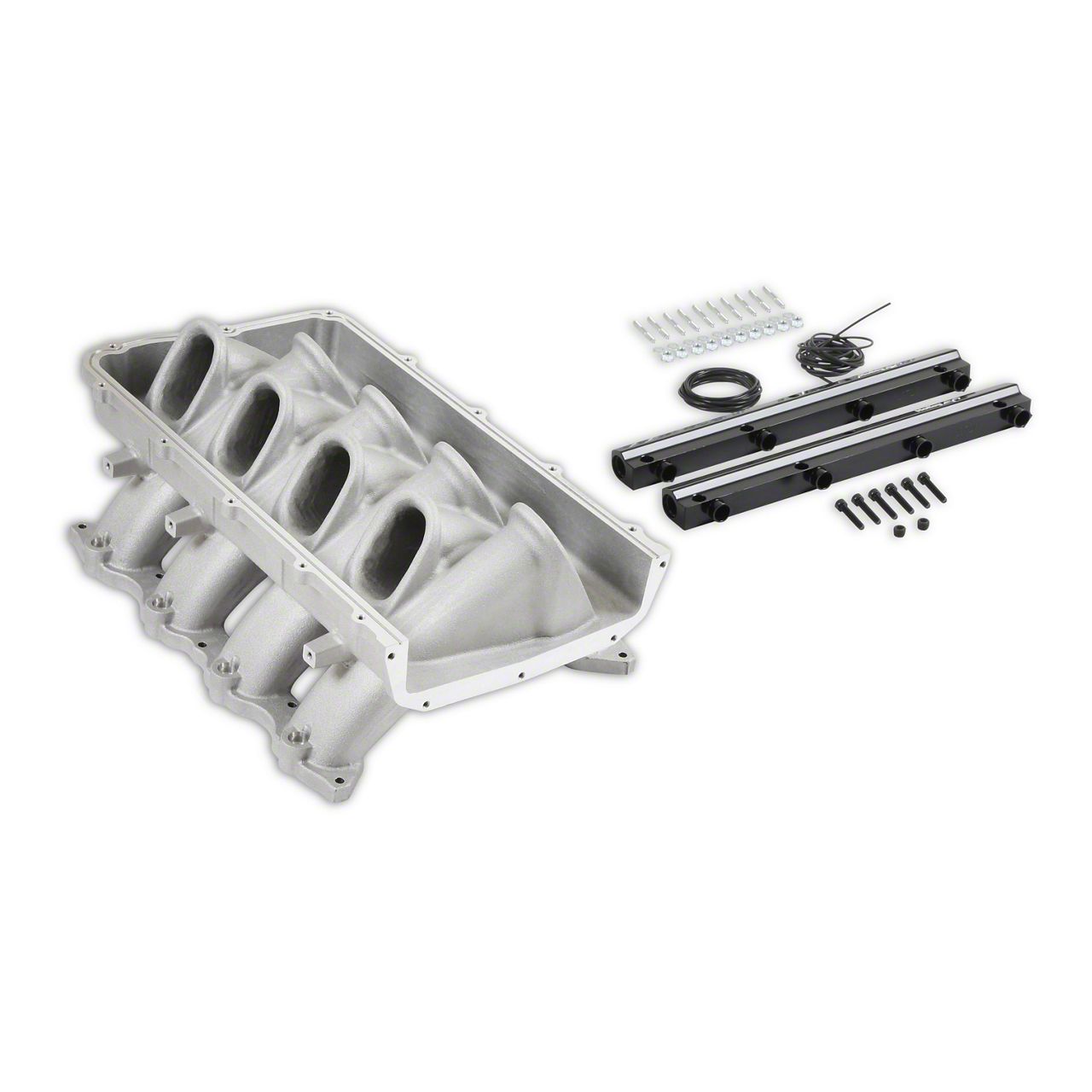 Holley Efi Mustang Ultra Lo Ram Intake Manifold Base Front Feed Satin