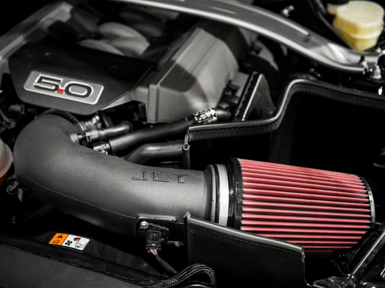 JLT Mustang Cold Air Intake With Red Oiled Filter CAI FMG 15 15 17