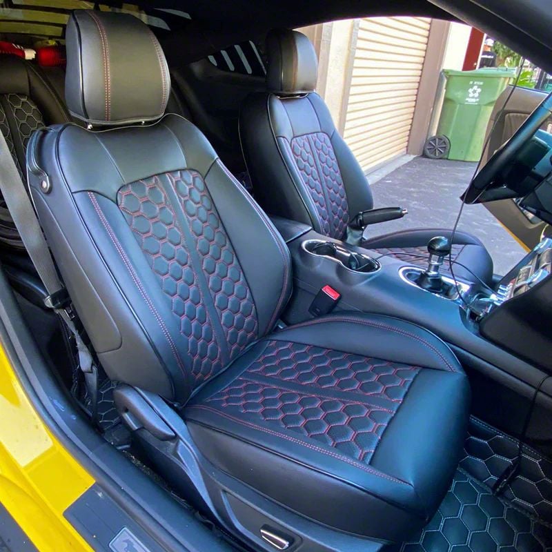 Mustang Premium Artificial Leather Front And Rear Seat Covers All