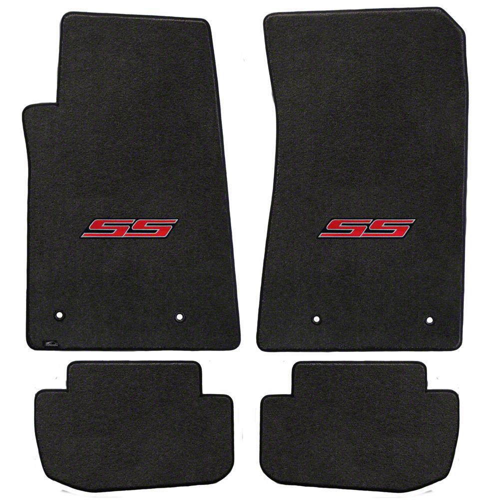 Lloyd Camaro Velourtex Front And Rear Floor Mats With Ss Logo Black