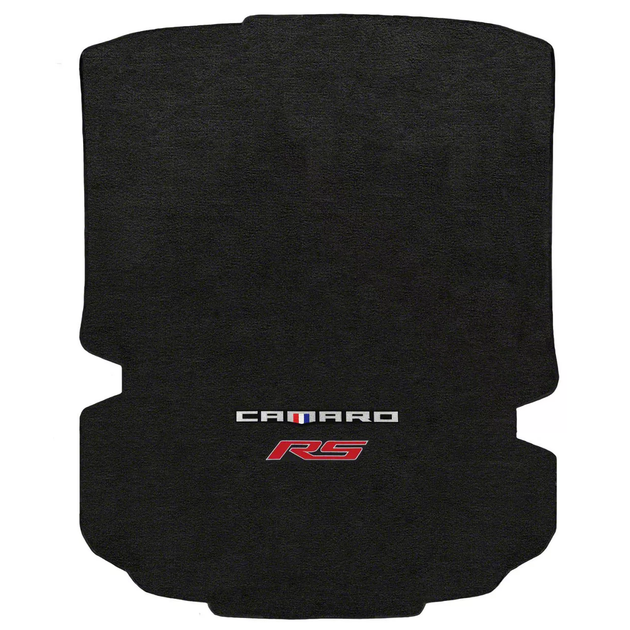 Lloyd Camaro Velourtex Trunk Mat With Camaro And Red Rs Logo Black