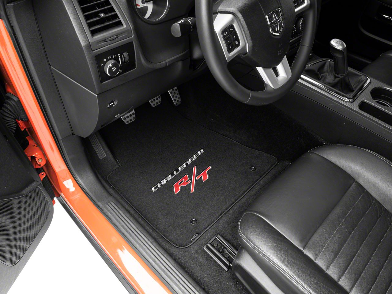 Lloyd Challenger Velourtex Front Floor Mats With Challenger And Silver