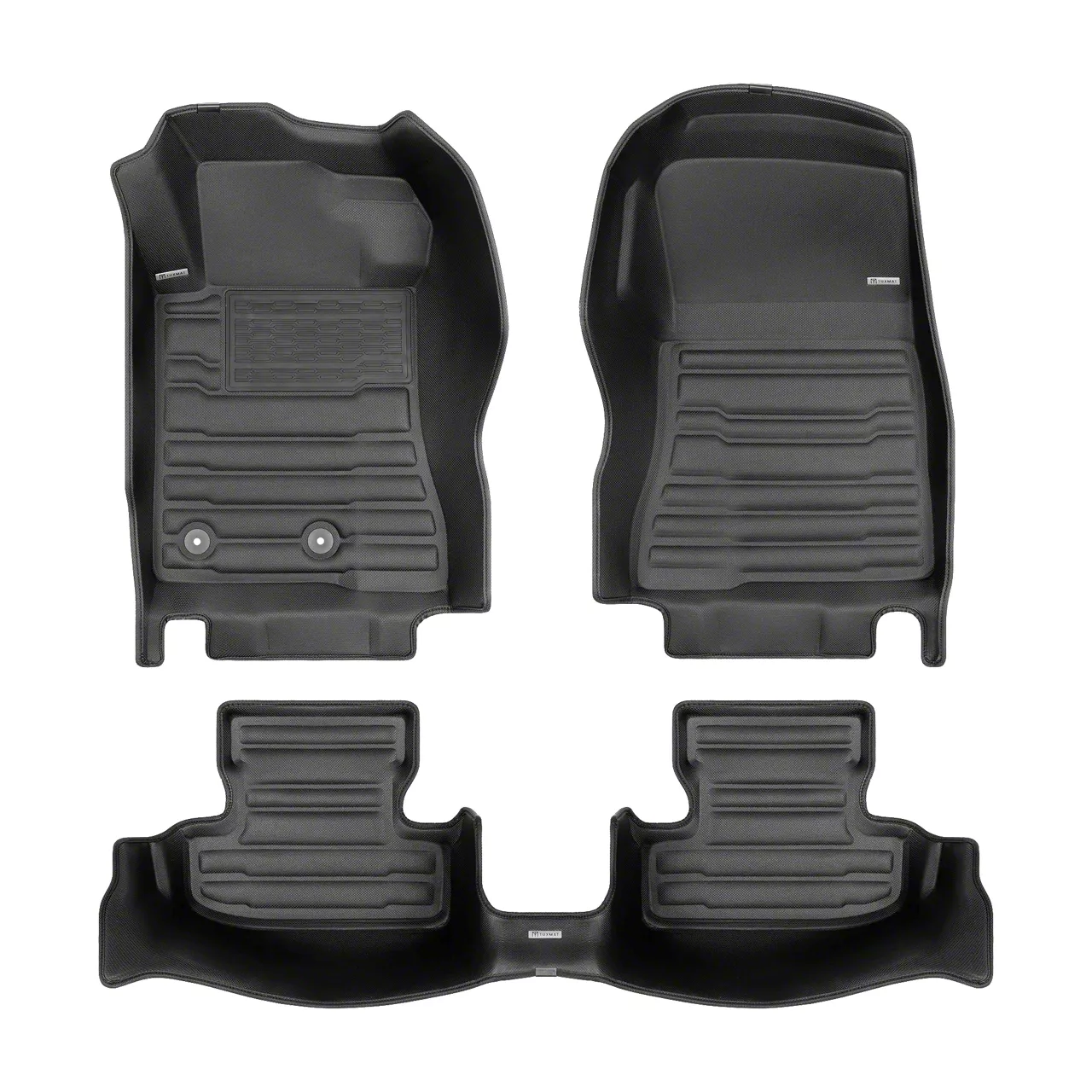 Mustang Custom Front And Rear Floor Mats Black Mustang Free