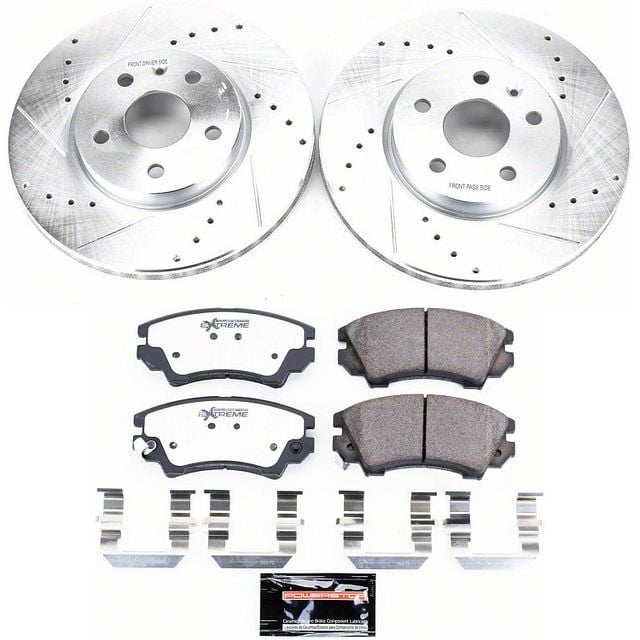 PowerStop Camaro Z26 Street Warrior Brake Rotor And Pad Kit Front