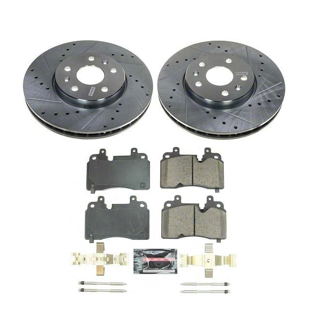 Powerstop Corvette Z Evolution Sport Brake Rotor And Pad Kit Front