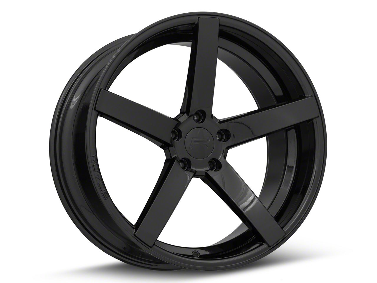 Rovos Wheels Mustang Durban Gloss Black Wheel Rear Only 20x10 38mm