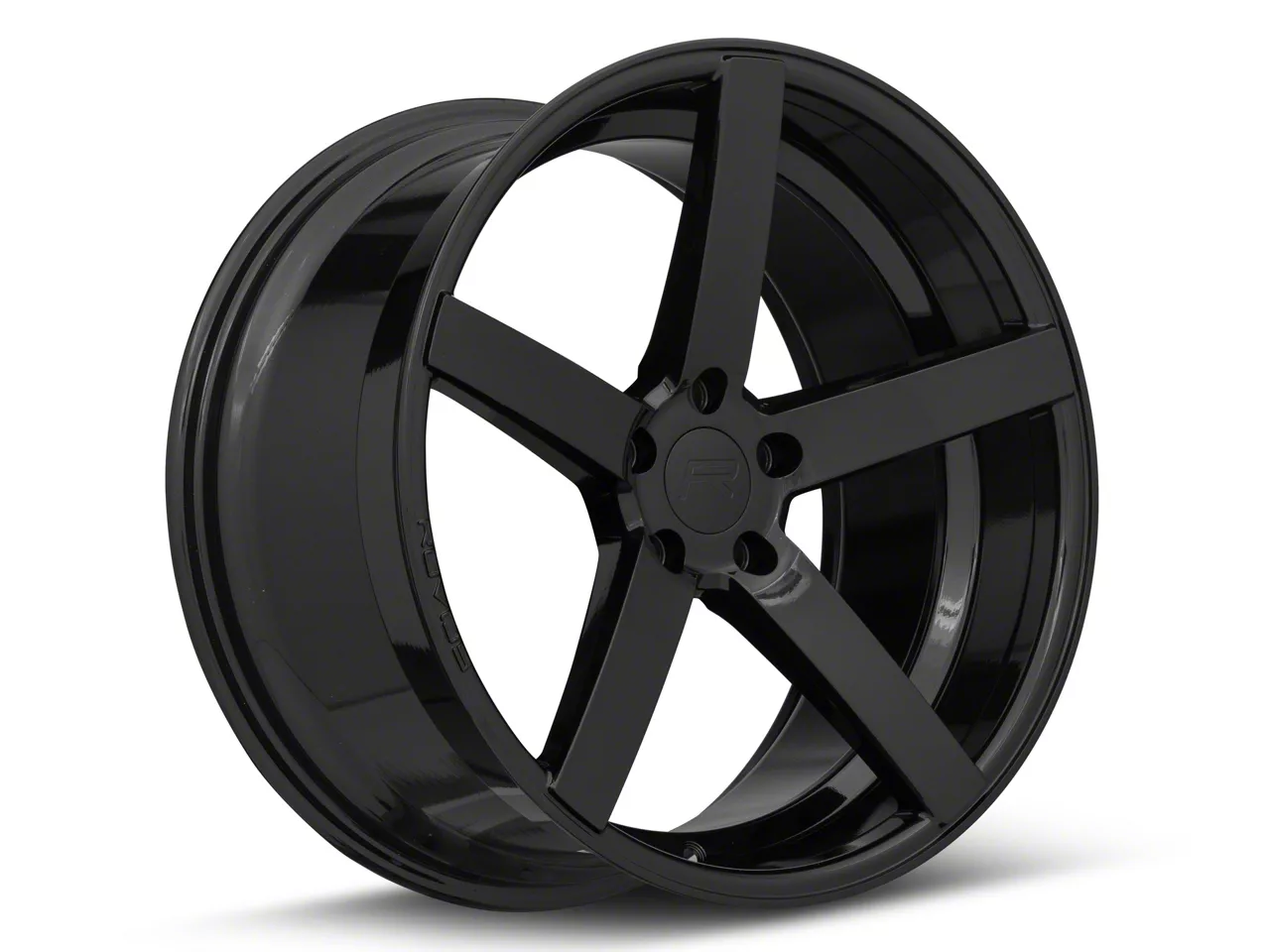 Rovos Wheels Mustang Durban Gloss Black Wheel Rear Only 20x10 38mm