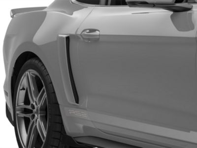 Roush Mustang Quarter Panel Side Scoops Unpainted