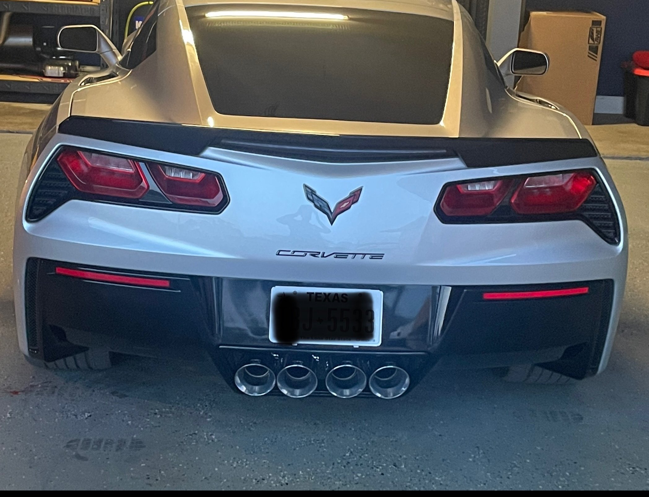 AWE Touring Edition Axle-Back Exhaust with Chrome Silver Tips 14-19 Corvette C7