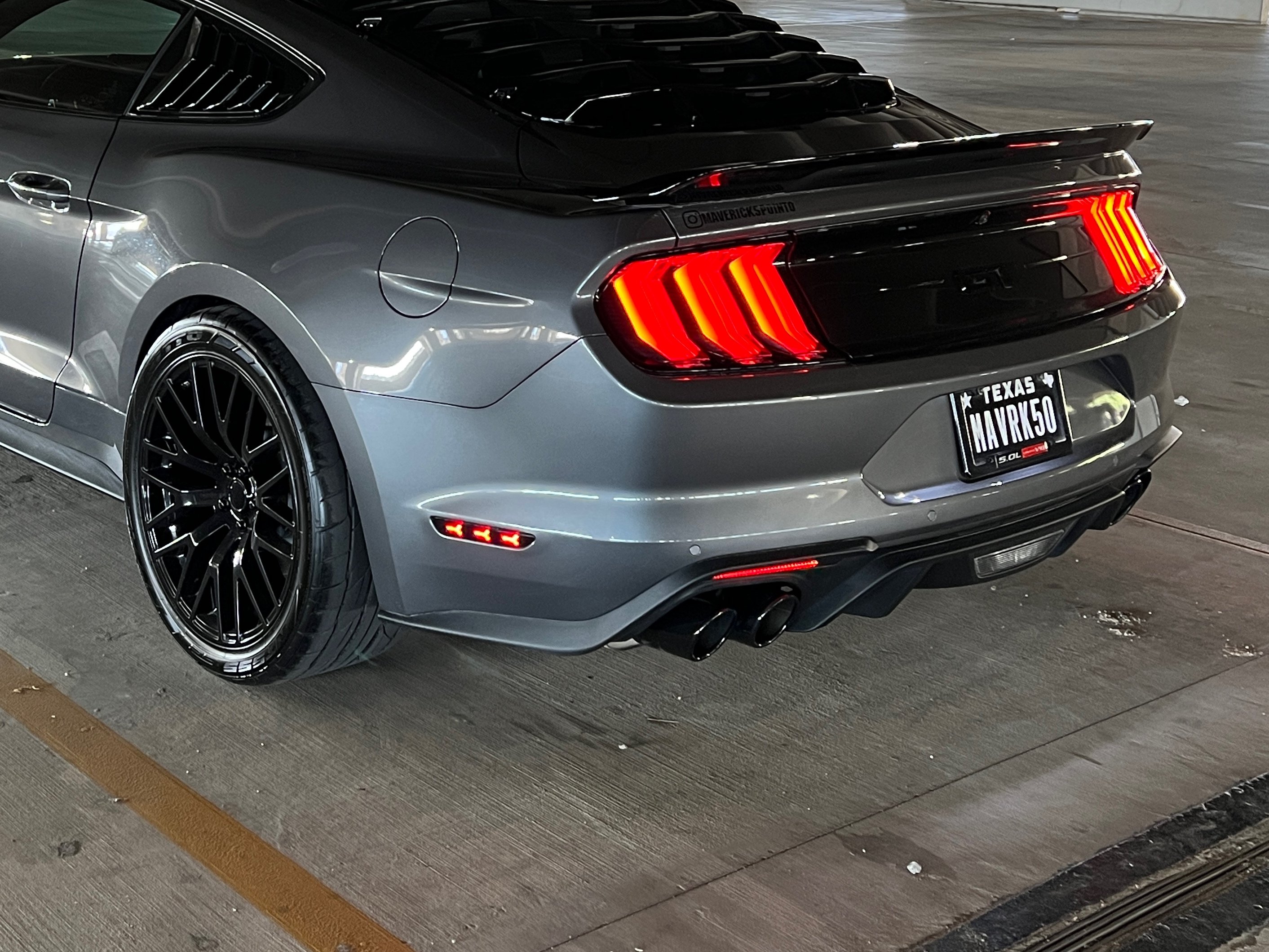 Borla ATAK Cat-Back Exhaust with Black Chrome Tips 18-23 Mustang GT Fastback with Active Exhaust