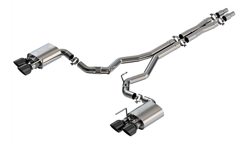 Borla ATAK Cat-Back Exhaust with Black Chrome Tips