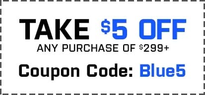 Take $5 off any purchase of $299 or More @ AmericanMuscle.com