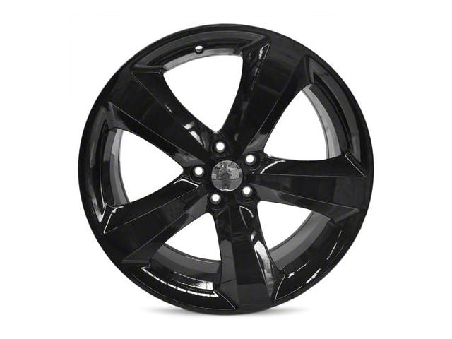 5-Spoke Replica Gloss Black Wheel; 20x8 (06-10 RWD Charger)