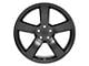 5-Spoke Style Satin Black Wheel; 20x8 (06-10 RWD Charger)