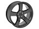 5-Spoke Style Satin Black Wheel; 20x8 (06-10 RWD Charger)