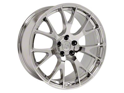 Hellcat Style Chrome Wheel; 22x9 (06-10 RWD Charger)