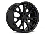 Hellcat Style Gloss Black Wheel; 20x9.5; 15mm Offset (06-10 RWD Charger)