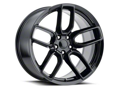 Hellcat Widebody Style Gloss Black Wheel; 20x9.5 (06-10 RWD Charger)
