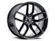 Hellcat Widebody Style Gloss Black Wheel; Rear Only; 20x10.5 (06-10 RWD Charger)