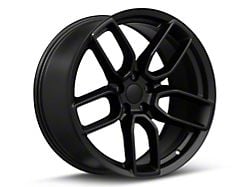 Hellcat Widebody Style Satin Black Wheel; 20x9.5; 15mm Offset (06-10 RWD Charger)