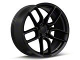 Hellcat Widebody Style Satin Black Wheel; Rear Only; 20x10.5; -9mm Offset (06-10 RWD Charger)