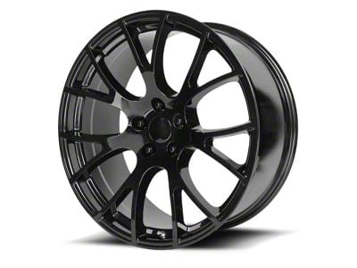 PR161 Gloss Black Wheel; Rear Only; 20x10 (06-10 RWD Charger)