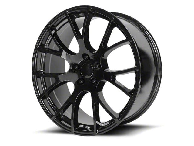 PR161 Gloss Black Wheel; Rear Only; 20x10.5 (06-10 RWD Charger)