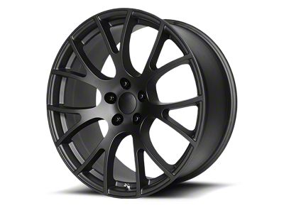 PR161 Matte Black Wheel; Rear Only; 20x10 (06-10 RWD Charger)