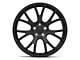 PR161 Matte Black Wheel; Rear Only; 20x10.5 (06-10 RWD Charger)