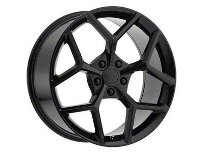 PR126 Gloss Black Wheel; 20x9; 30mm Offset (10-15 Camaro)