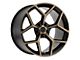 PR126 Matte Black and Bronze Wheel; Rear Only; 20x11 (10-15 Camaro)