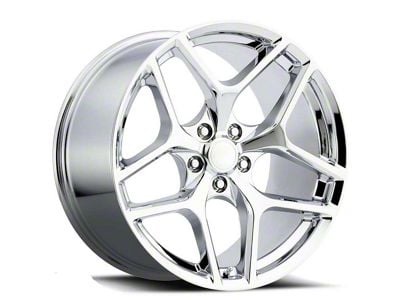 Z/28 Flow Form Style Chrome Wheel; Rear Only; 20x11 (10-15 Camaro)