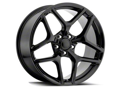 Z/28 Flow Form Style Gloss Black Wheel; 20x10; 23mm Offset (10-15 Camaro)