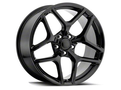 Z/28 Flow Form Style Gloss Black Wheel; 20x10; 35mm Offset (10-15 Camaro)