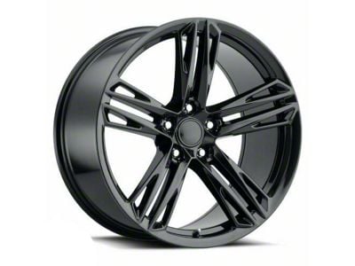 ZL1 1LE Flow Form Style Satin Black Wheel; Rear Only; 20x11; 43mm Offset (10-15 Camaro)