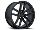 ZL1 Style Gloss Black Wheel; 20x10; 35mm Offset (10-15 Camaro)