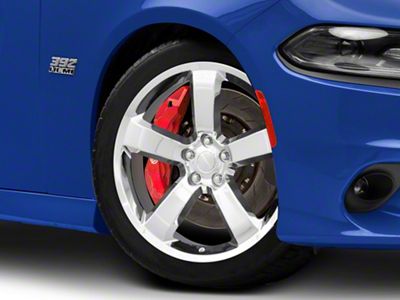 Charger SRT Style Chrome Wheel; 20x9; 20mm Offset (11-23 RWD Charger, Excluding Widebody)