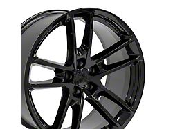 DG23 Replica Gloss Black Wheel; 20x10 (11-23 RWD Charger, Excluding Widebody)