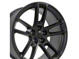 DG23 Replica Satin Black Wheel; 20x9; 18mm Offset (11-23 RWD Charger, Excluding Widebody)