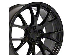 Hellcat Style Gloss Black Wheel; 20x9; 18mm Offset (11-23 RWD Charger, Excluding Widebody)