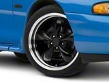 Deep Dish Bullitt Gloss Black Wheel; 19x8.5; 30mm Offset (94-98 Mustang)