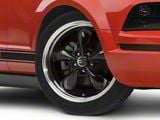 Deep Dish Bullitt Gloss Black Wheel; 19x8.5; 30mm Offset (05-09 Mustang GT, V6)