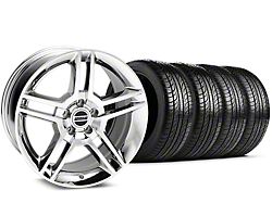 19x8.5 2010 GT500 Style Wheel & Pirelli All-Season P Zero Nero Tire Package (15-23 Mustang GT, EcoBoost, V6)