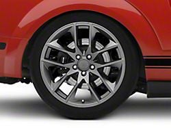 Magnetic Style Charcoal Wheel; Rear Only; 20x10; 48mm Offset (05-09 Mustang)